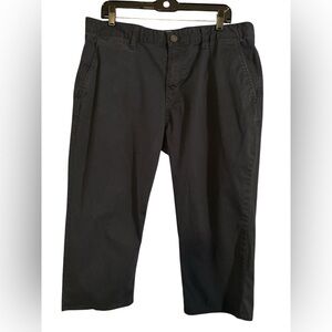 Michael Strahan Men's Navy Cropped Pant
